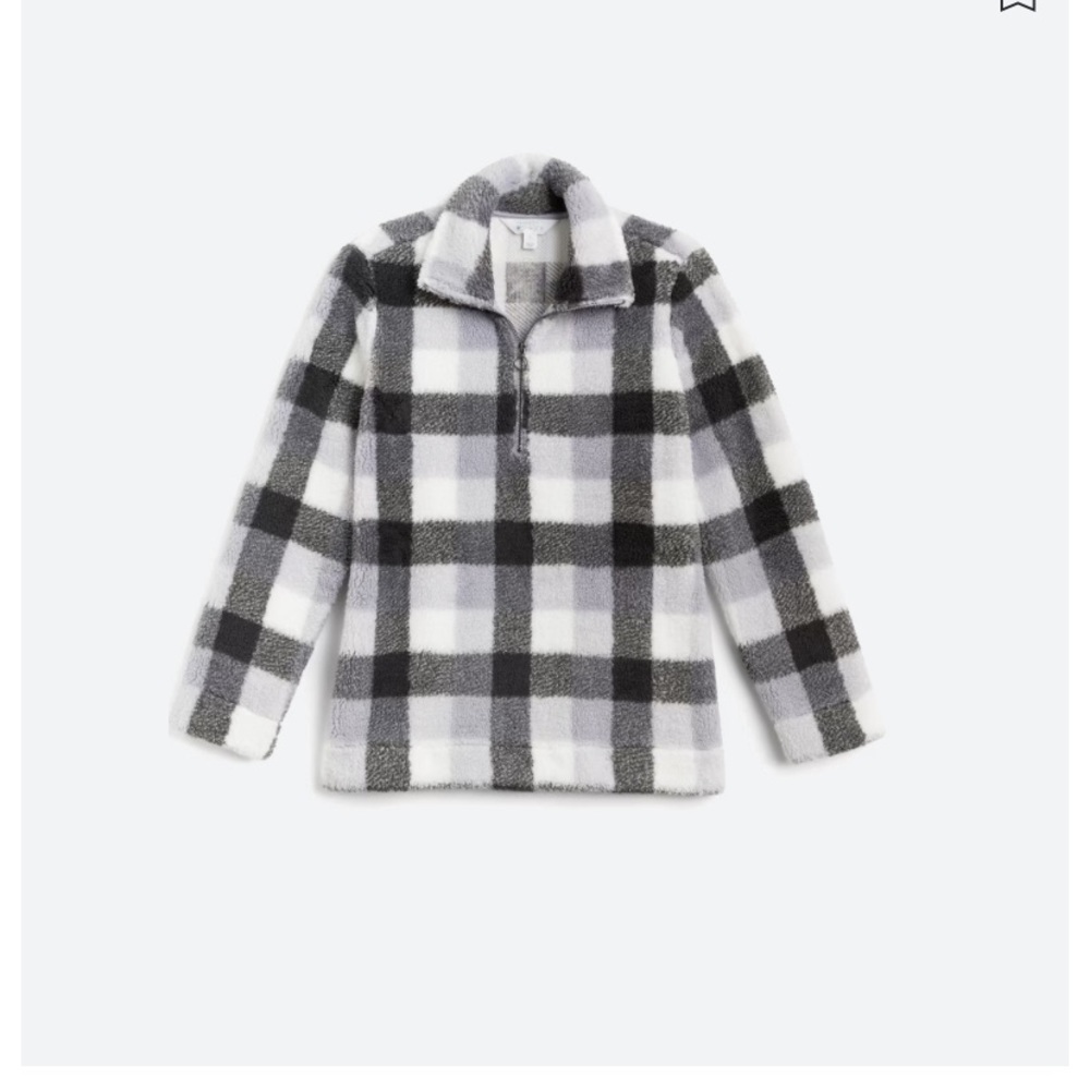 Market and Spruce Remi Sherpa 1/2 zip sweater